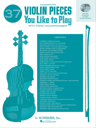 37 Violin Pieces You Like to Play