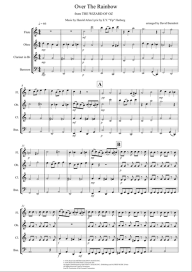 Over The Rainbow (from The Wizard Of Oz)