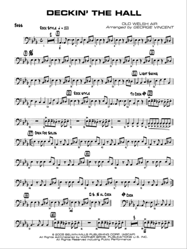 Deckin' the Hall: String Bass