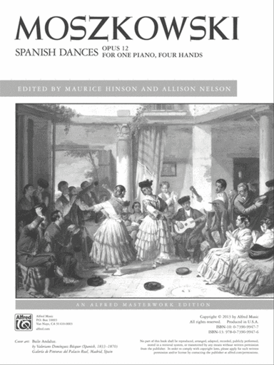Moszkowski: Spanish Dances, Opus 12 - Piano Duet (1 Piano, 4 Hands)