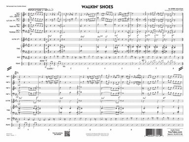 Walkin' Shoes (arr. Ronnie Cuber) - Conductor Score (Full Score)