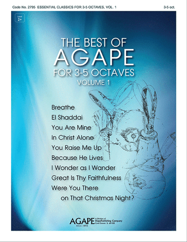 The Best of Agape for 3-5 Octaves, Vol. 1