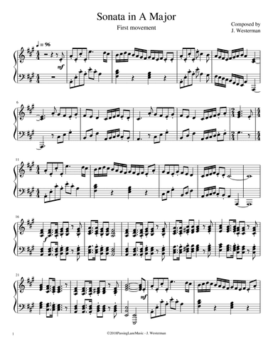 Sonata in A Major