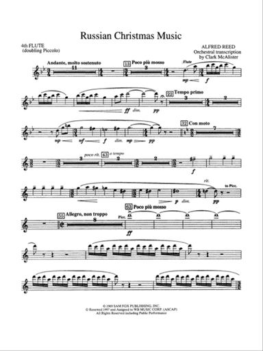 Russian Christmas Music: 4th Flute