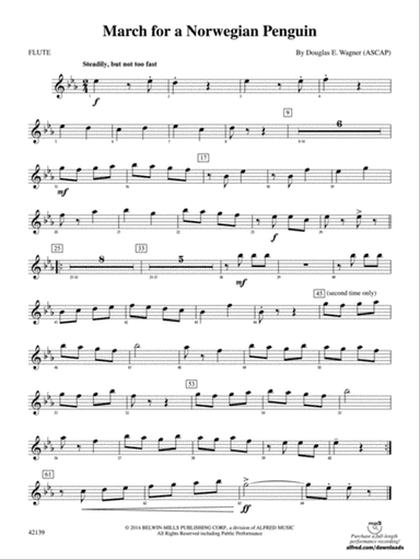 March for a Norwegian Penguin: Flute