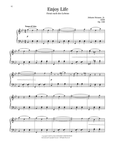 Enjoy Life, Op. 340