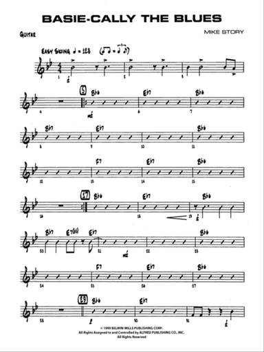 Basie-Cally the Blues: Guitar