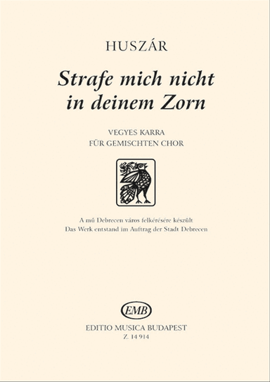 Strafe mich nicht in deinem Zorn
