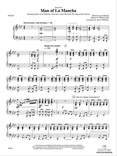 Man of La Mancha: Piano Accompaniment