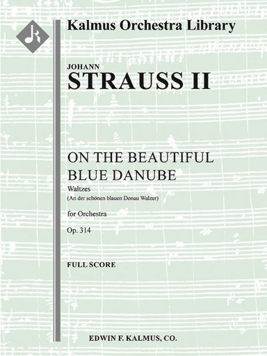 An der Schoenen, Blauen Donau Walzer, Op. 314 (On the Beautiful Blue Danube Waltzes)