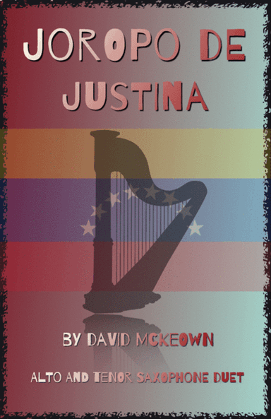 Joropo de Justina, for Alto and Tenor Saxophone Duet