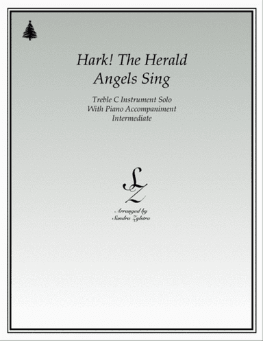 Hark! The Herald Angels Sing (treble C instrument solo)
