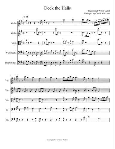 Deck the Halls: String Orchestra