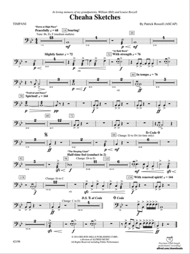 Cheaha Sketches: Timpani