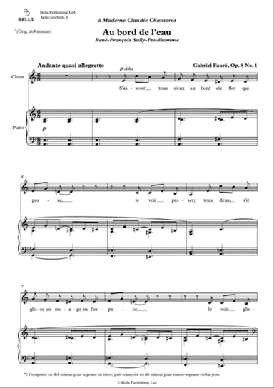 Au bord de l'eau, Op. 8 No. 1 (A minor)