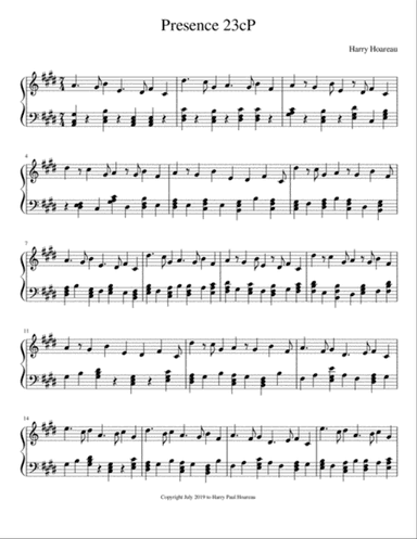 Presence 23c Piano