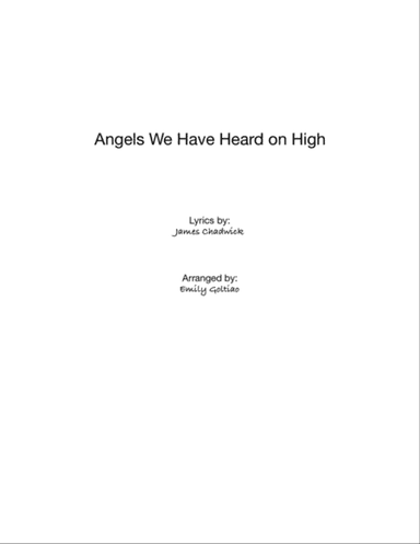 Angles We Have Heard on High