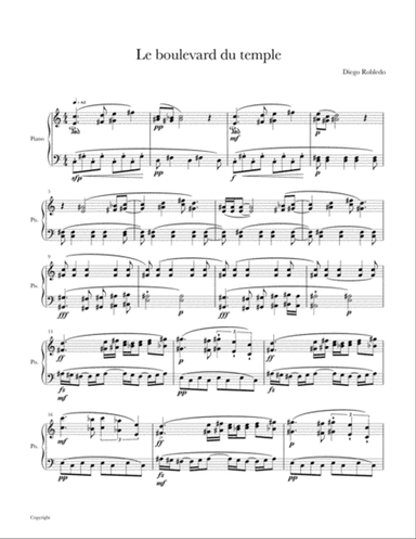 Le boulevard du temple