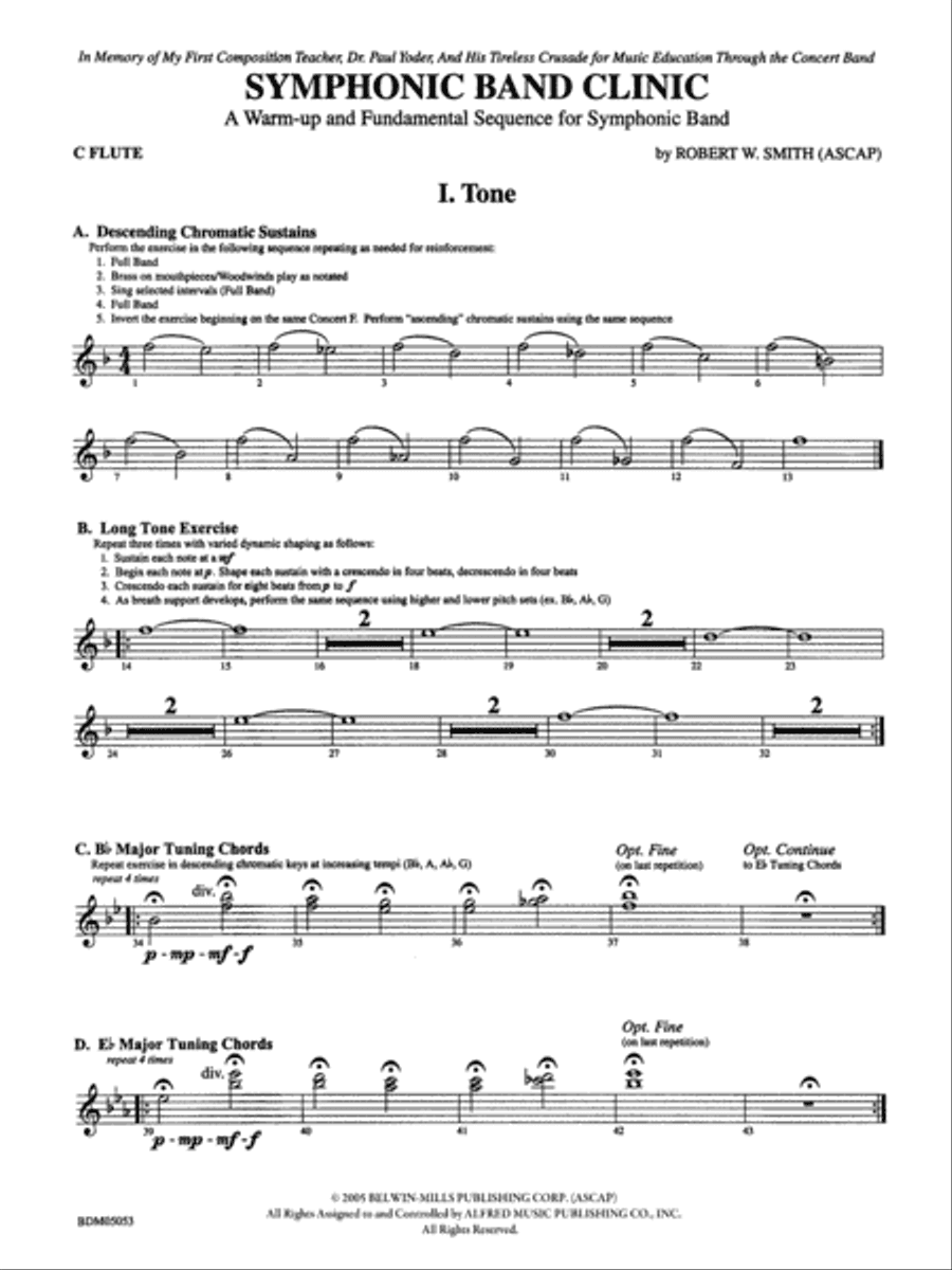 Symphonic Band Clinic: Flute