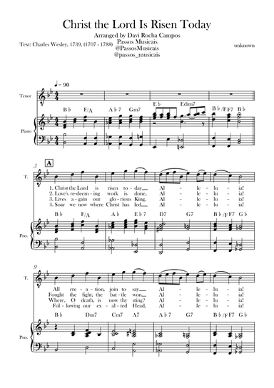 Christ the Lord is Rises today