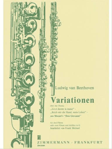 Variations on the theme"Reich mir die Hand, mein Leben" from Mozart's "Don Giovanni"