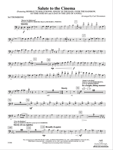 Salute to the Cinema: 3rd Trombone