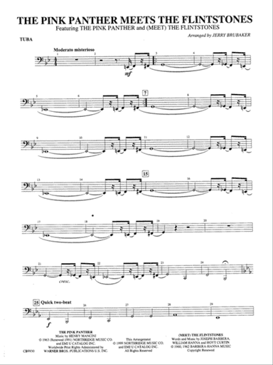 The Pink Panther Meets the Flintstones: Tuba