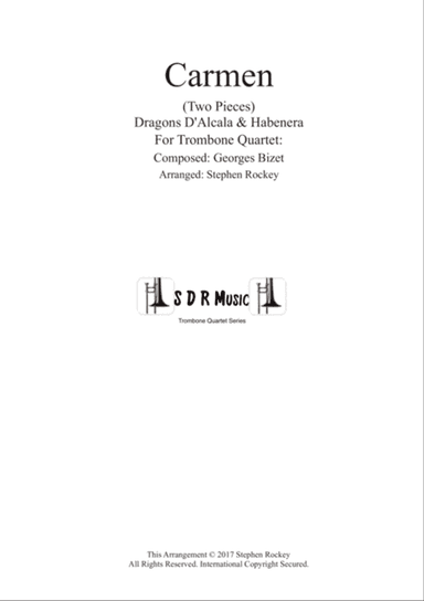 Carmen (Two Pieces) For Trombone Quartet