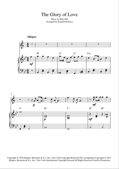 The Glory Of Love