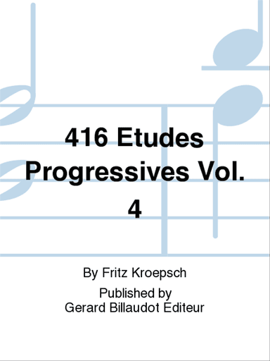 416 Etudes Progressives Vol. 4