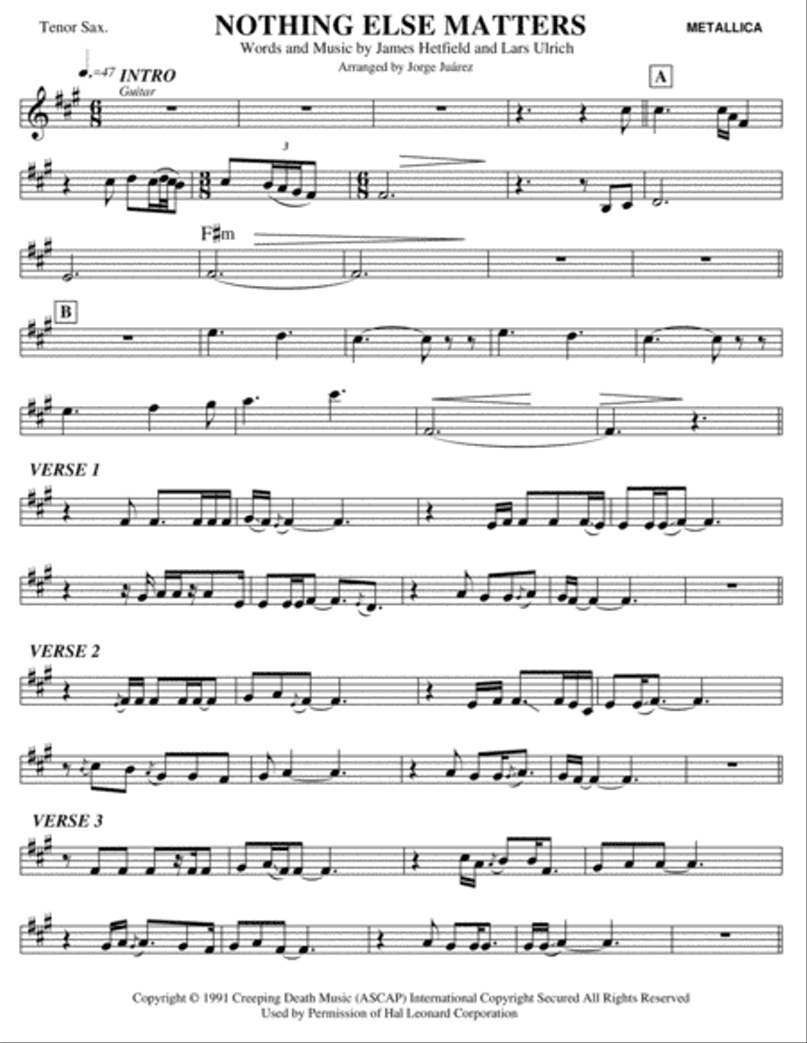 Nothing Else Matters