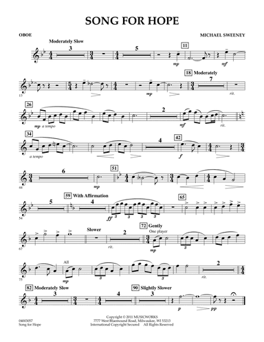 Song For Hope - Oboe