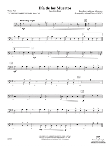 Día de los Muertos: (wp) B-flat Baritone B.C.