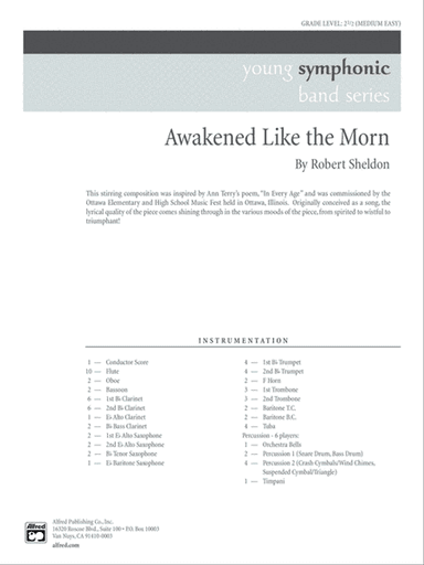 Awakened Like the Morn: Score