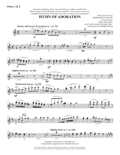 Hymn of Adoration - Flute 1 & 2
