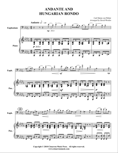 Andante and Hungarian Rondo