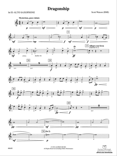 Dragonship: E-flat Alto Saxophone