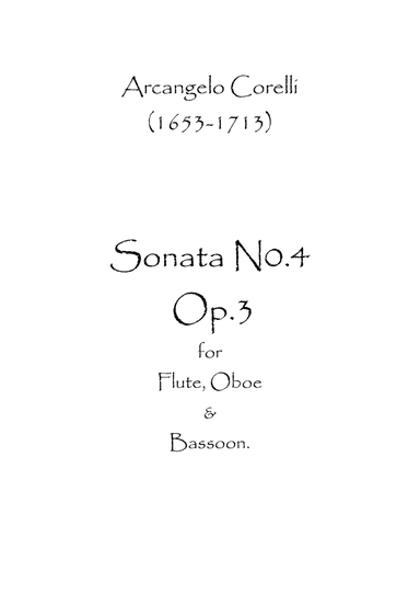 Sonata No.4 Op.3