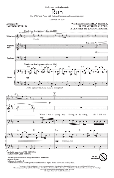 Run (arr. Jacob Narverud)
