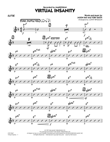 Virtual Insanity - Guitar