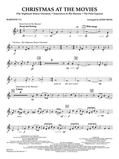 Christmas at the Movies - Baritone T.C.