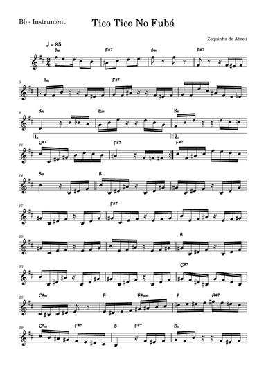 Tico Tico (tico Tico No Fuba)