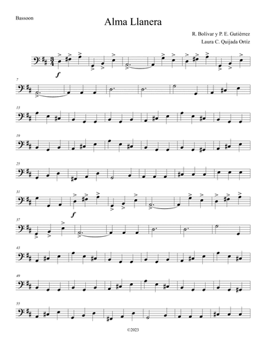 Alma Llanera. EASY. WOODWINDS & STRINGS