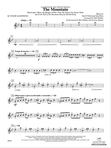 The Mountain: B-flat Tenor Saxophone
