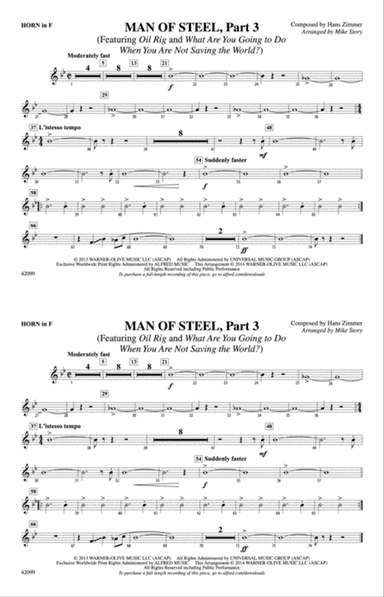 Man of Steel, Part 3: 1st F Horn
