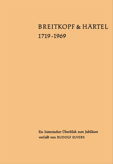 Breitkopf & Haertel 1719-1969