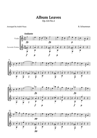 Album Leaves Op.124 No.2