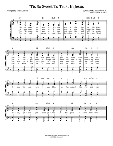 'Tis So Sweet To Trust In Jesus