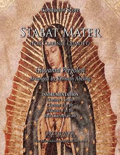 Pergolesi – Stabat Mater (for Clarinet Quartet)