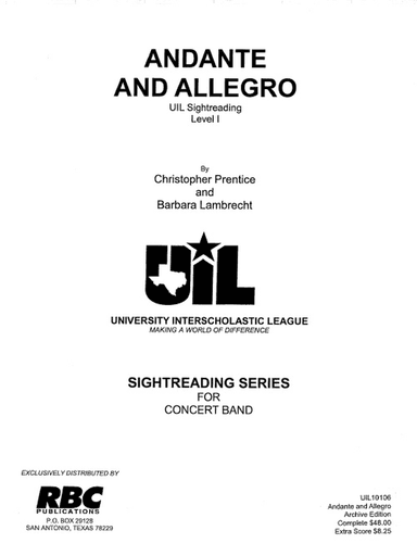 Andante and Allegro